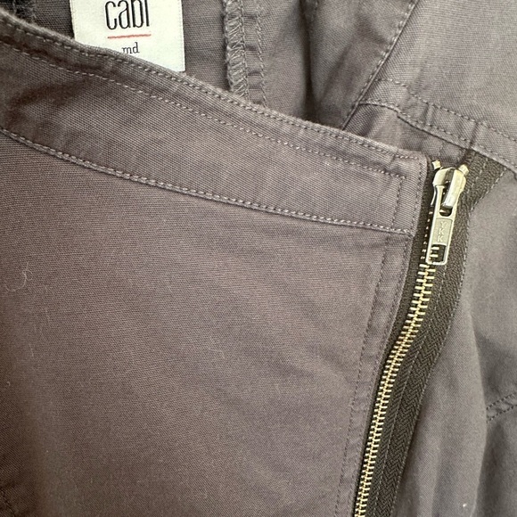 Cabi‎ Moto Twilight asymmetrical jacket gray Medium #3023 spring transitional - Picture 6 of 7